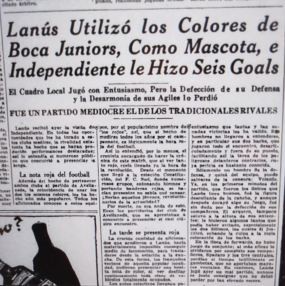Imagen del partido Lanús vs Independiente