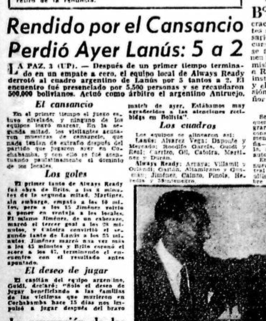 Imagen del partido Lanús vs Always Ready