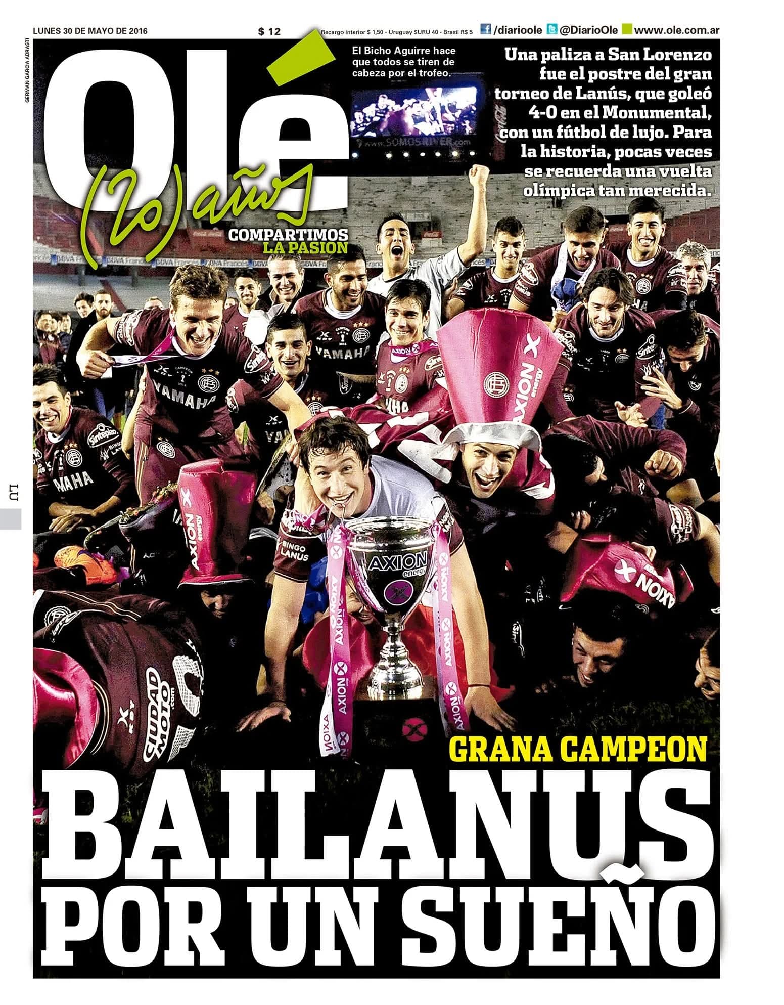 Imagen del partido Lanús vs San Lorenzo