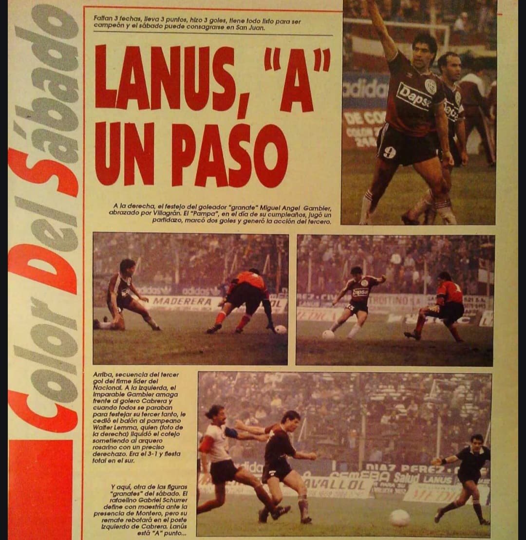 Imagen del partido Lanús vs Central Córdoba (Rosario)