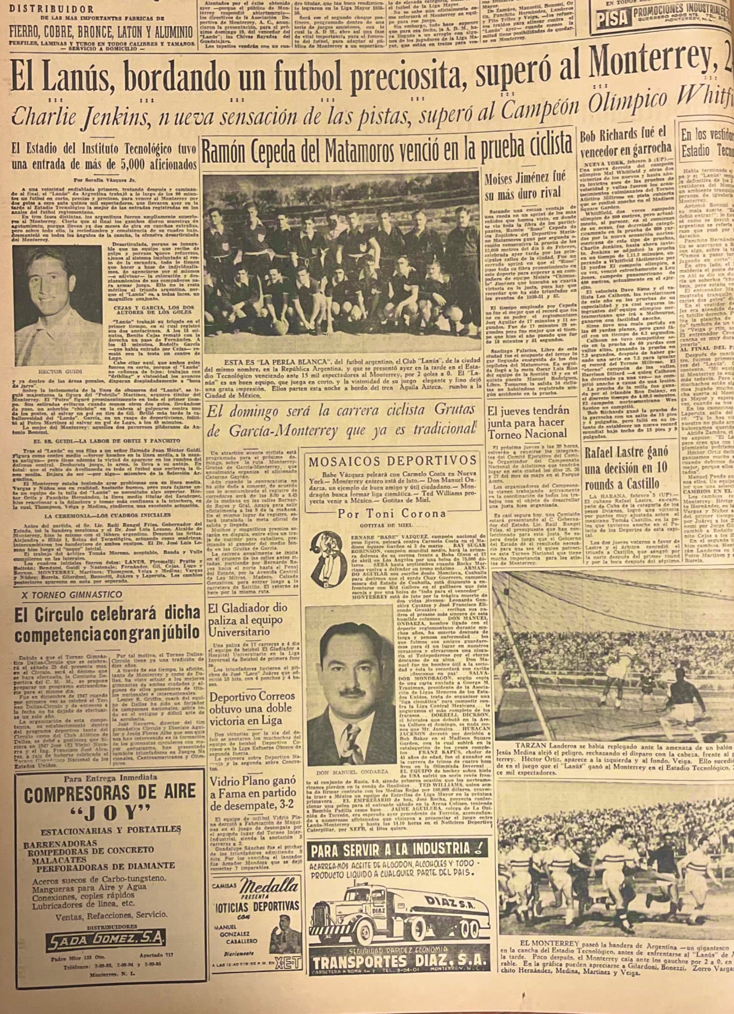 Imagen del partido Lanús vs C. F. Monterrey