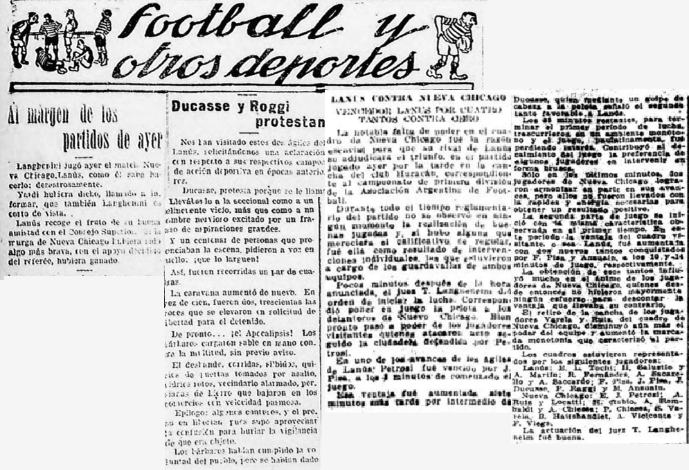 Imagen del partido Lanús vs Nueva Chicago