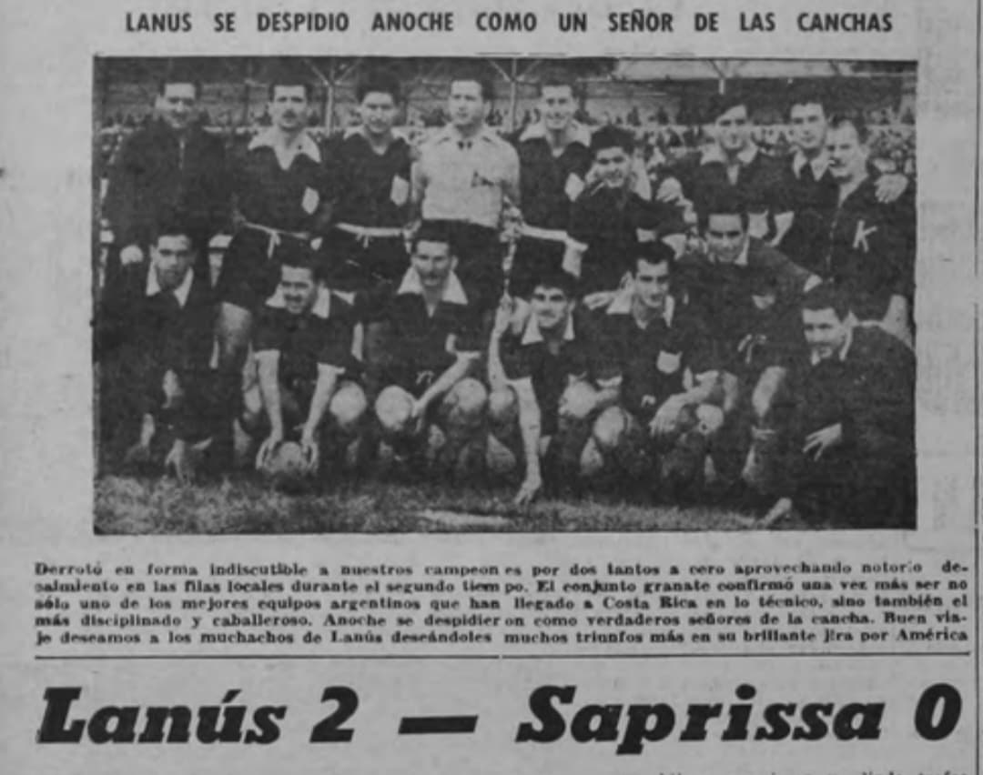 Imagen del partido Lanús vs Deportivo Saprissa